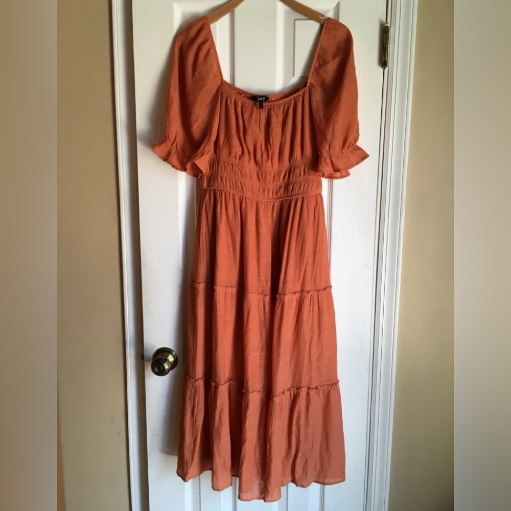 Trixxi Midi Burnt Orange Size M